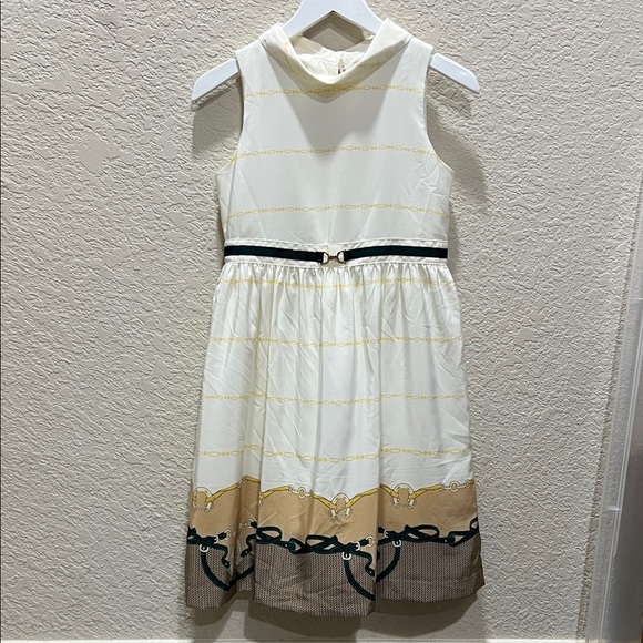 Janie and Jack Other - Janie and Jack Bridle Scarf Border Dress from Countryside Ride 2016 size 8